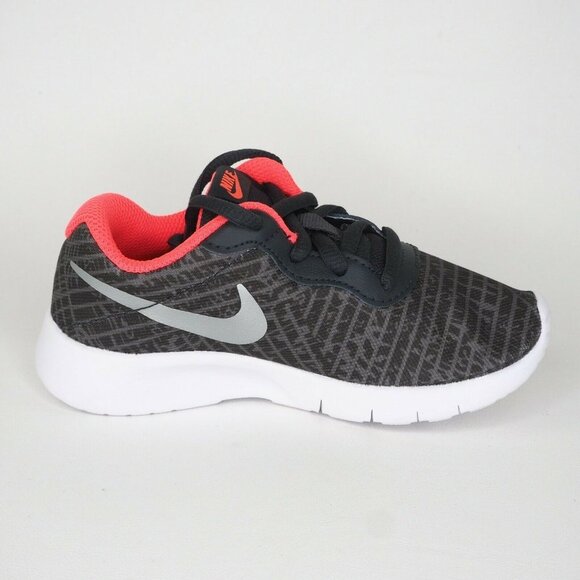 Nike Tanjun Print Athletic Running Brown Sneakers Little Kids SZ 10.5 - Picture 2 of 12